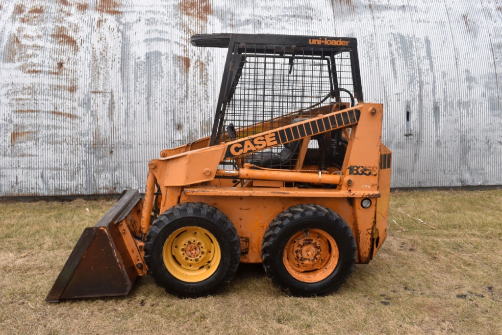 Case 1835B Diesel Skid Loader, 60” Bucket Heavy Construction
