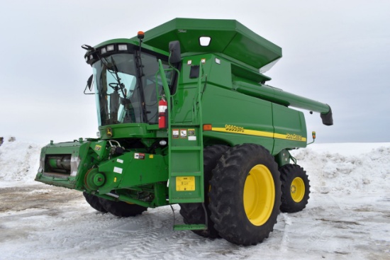 2005 John Deere 9660 STS Combine, 2,311 Separator Hours, 3,226 Engine Hours, 18.4R42 Duals, Mauer Bi