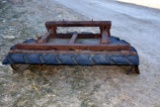Tire Pusher Scraper With Universal Skid Loader Plate