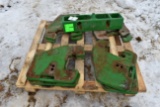 (8) John Deere Suitcase Weights & Bracket, Selling 8 x $