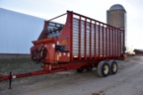 H&S HD7+4 Forage Trailer, 22’, Hydraulic Drive, Front And Rear Unload, 425/65R22.5, SN: 508001