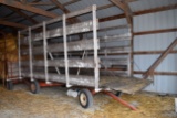 Allis Chalmers 8’x16’ Bale Throw Rack on 7 Ton Gear