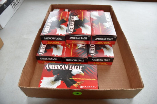 10 Boxes American Eagle 9mm Luger