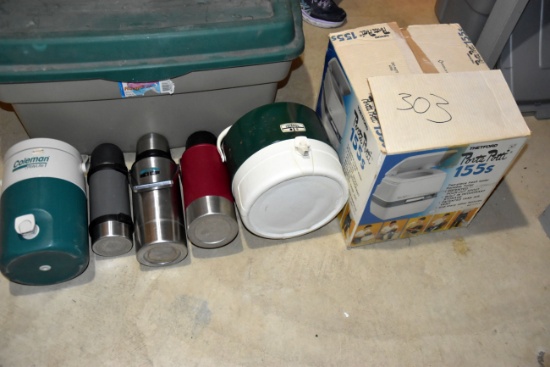 Thermos Assortment & Porta Potti