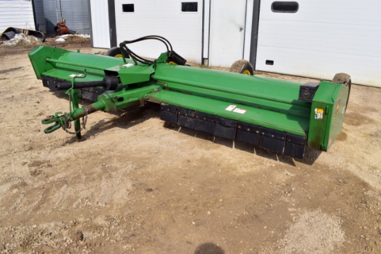 John Deere 115 Stalk Shredder, 15’, 1000PTO, 4 Transport Wheels, Good Hood, SN:X002597