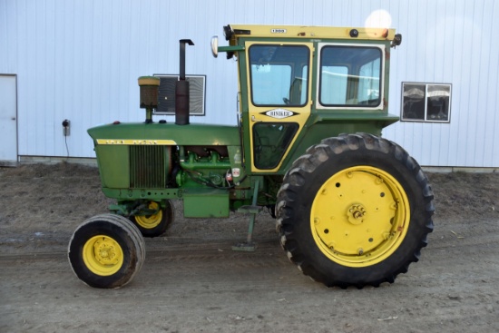 John Deere 4010 Diesel, 6,033 Hours, Hiniker Cab, 2hyd, Wide Front, 16.9x38 Tires, 540/1000PTO Has B