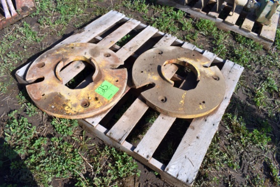 Pair Of John Deere Rear Wheel Weights, Selling As One Money