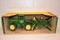 Ertl John Deere 4 Wheel Drive Tractor With Disk, Blue Print Replica, 1/16th Scale With Box