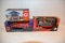 (2) Ertl Texaco 1/28th Scale Truck Bank, Ertl Tug Boat Bank, All Have Boxes