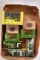 Assortment Of John Deere 1/64th Scale Tractors And Pickup With Boxes