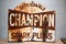 Champion Spark Plugs, Twin Sided Sign