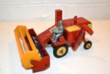 Reuhl Massey Harris Self Propelled Harvest Brigade With Man, Stamped Number 501