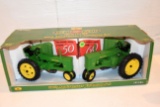 Ertl 50th Anniversary Collector Set, 50 And 60 Series Tractors, 1/16th Scale With Box