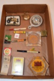 Minneapolis Moline Ash Tray Playing Cards, Massey Harris Match Books, Implement Pens, MM Patch,