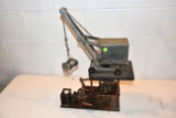 Vintage Amusement Rotating Mechanical Erie Digger, Rotates, Lifts Up  And Down, Appears To Be Very C