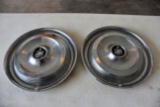 Pair Of 1970's Hub Caps