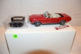 Danbury Mint 1967 Ford Mustang Convertible Die Cast Car With Box