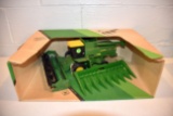 Ertl John Deere Turbo 20 Series Combine With Heads, 1/16th Scale With Box