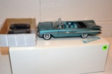 Danbury Mint 1956 Chevy Impala Convertible With Top, Die Cast Car With Box