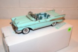 Danbury Mint Surf Green 1957 Chevy Belair Convertible Car With Box