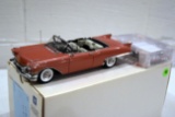 Danbury Mint 1957 Cadillac Eldorado Biarittz Convertible, Die Cast Car With Box