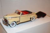 Danbury Mint 1941 Chevy Special Deluxe Convertible With Top, Die Cast Car With Box