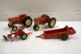 International 240 Utility Wide Front Tractor, Farmall 404 Narrow Front Tractor, Case 2 Bottom Plow,