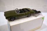 Danbury Mint 1969 Pontiac GTO Convertible Limited Edition, Die Cast Car With Box