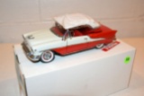 Danbury Mint 1955 Oldsmobile super 88 Convertible with top, Die Cast Car With Box