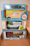 (3) Tru Value Bank Cars With Boxes