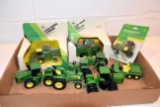 Assortment Of John Deere 1/64th Scale Tractors, Some In Boxes