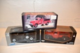 Farmall Fire Truck, 53 Chevy, And Other Pickup With Boxes