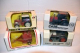 (2)Case 2294 Tractors, IH 784, And IH 2400 Baler All In Boxes, 1/32nd Scale