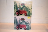 (2) Ertl 50th Anniversary Farmall H Tractor With Farmer, 1/16th Scale, With Boxes