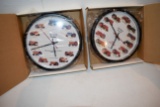 (2) Antique Power Clock In Boxes, With Case & Minneapolis Moline Tractors