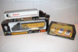 (3) Die Cast Semi's and Cars, Snap-On, Kenworth T2000, American Muscle Indy 500 Pace Cars 1:43 scale