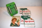 S&H Green Stamps Stamp Dispenser, (2) Rock Spring Cardboard Beverage Holders