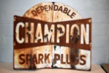 Champion Spark Plugs, Twin Sided Sign