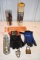 2 Sets Of Work Gloves Size Large, Padlock With Key, 1 7/8 Trailer Coupler, Zip Ties