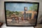 Russell Clymer ABC Oil Company Picture In Frame, 24''x19''