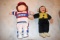 Cabbage Patch White Sox Doll, And Monkey With Banana