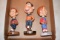 (3) Howdy Doody Bobble Heads