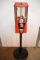 King Distributing Company 5 Cent Gumball Machine On Stand With Key, 6.5'' Wide, 44'' Tall,  Pickup O