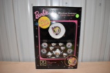 Barbie Miniature Nostalgic China Tea Set, In Box, Collectors Case Included