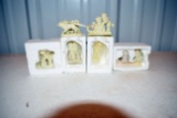 (5) Snow Baby Miniatures Sets, All Have Boxes