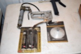 2 Mini Grease Gun, 2 Cartidiges, Bearning Packer, Stapler