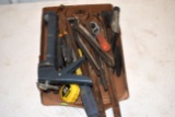 Caulk Guns, Cresent Wrenches, Flashlights, Tape Measure, Fencing Tool