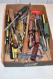 Large Assortment Of Screw Drivers