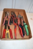 Assortment Of Electrical Snips and Pilers, Hex Key Set