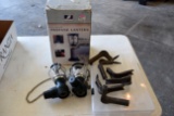 Twin Mantle Propane Lantern, Tackle Box, Mini Colemans, Tree spike steps